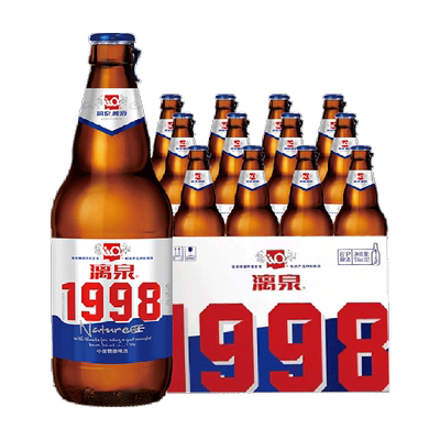 漓泉1998啤酒500ml*12瓶小度特酿