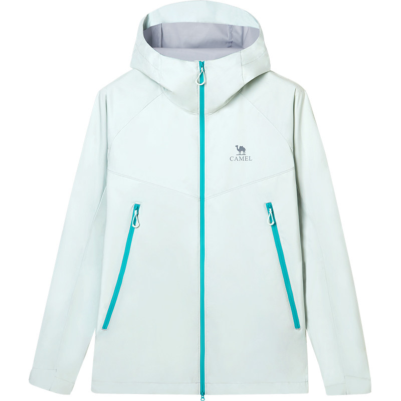 骆驼山海夹克轻量版女装2026春季新款户外三防登山服轻薄连帽外套
