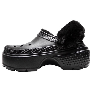 【自营】Crocs卡骆驰雪屋加绒洞洞鞋男女新款棉拖鞋厚底鞋208546