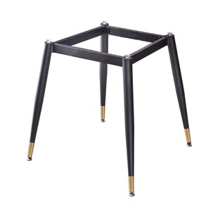 圆桌玻璃桌面方桌腿支架铁艺金属岩板桌子脚架茶几桌架办公桌架子