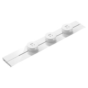 公牛轨道插座厨房专用电力家用明装多功能滑动可移动电源插座插排