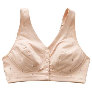 大码内衣薄款胖mm防下垂全罩杯夏纯棉里料无钢圈学生夏少女文胸罩