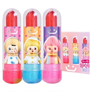 好心情纯乐仙子口红糖唇膏造型水果味6支盒装儿童节礼物趣味零食