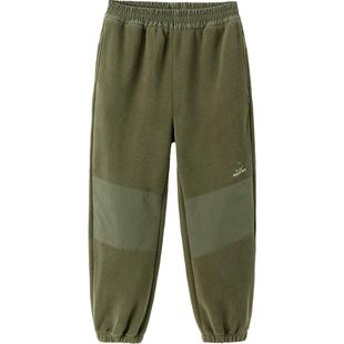 巴拉巴拉男童裤子中大童宝宝摇粒绒长裤秋冬款童装儿童运动裤加厚