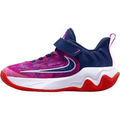 Nike/耐克正品Immortality 4小童魔术贴缓震篮球鞋IH7663-600