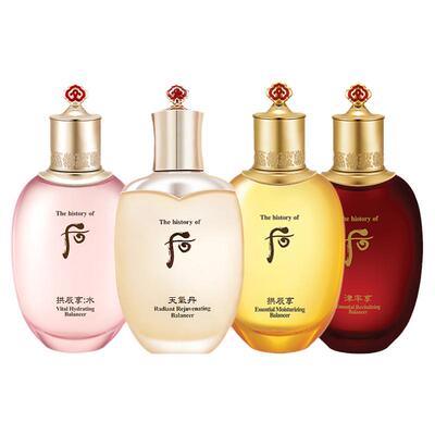 whoo天气丹水妍拱辰享爽肤水乳液