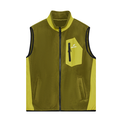 sockkey抓绒拼色机能马甲