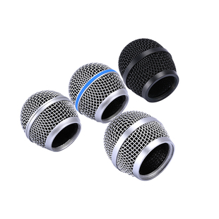 网头咪头有无线麦克风适用SM58Shure舒尔手持话筒Beta58A麦罩配件