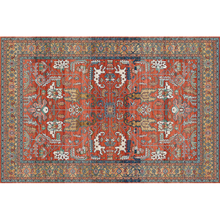 复古民族风地毯客厅茶几垫美式复古波西米亚摩洛哥卧室床边毯欧式