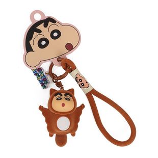 正版蜡笔小新动物系列植绒挂件钥匙扣可爱挂件情侣挂饰创意小礼物