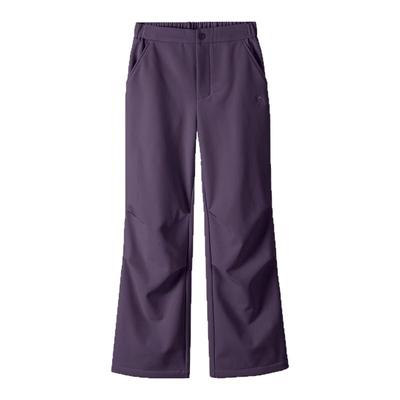 骆驼工装裤女加绒直筒伞兵裤宽松运动休闲户外防风防水保暖登山裤