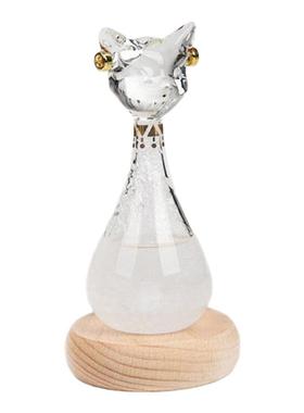 埃及猫创意天气预报瓶风暴瓶摆件