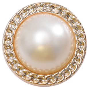 小香风珍珠纽扣女羊绒大衣毛衣高档扣子衣服睡衣塑料好看袖口大小