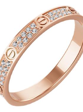 轻奢高级感满天星戒指18k金