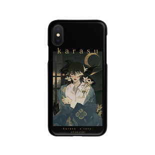 猫泽之岛原创乌鸦适用苹果12手机壳iphone14Pro Max 13全包软壳11