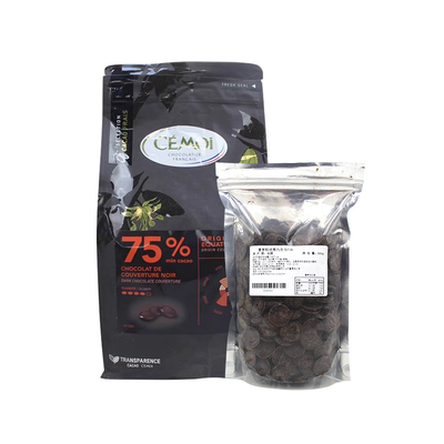 赛梦75尼瓜多尔粒状黑巧克力500g