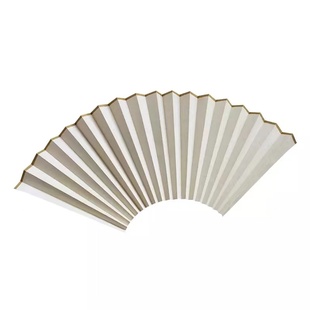 彩色宣纸折扇替换扇面中国风红黄蓝黑泥金洒金空白扇面书法创作用