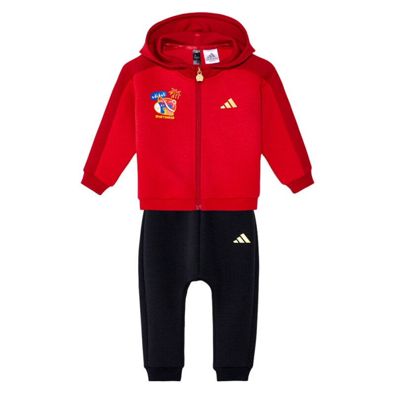 马年系列丨adidas阿迪达斯婴童运动休闲长袖套装KV6902