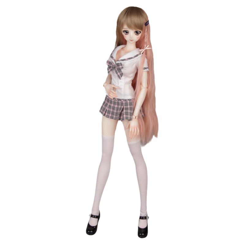 BJD/SD娃娃 1/3分女娃 卡通脸 Senior Delf AMY 关节 二次元 玩偶
