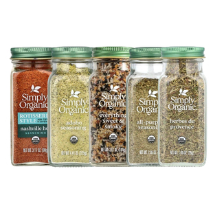 Simply Organic Rotisserie Style Seasoning Jerk Lemon Pepper