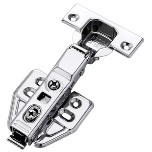 雅利达铰链304不锈钢门铰衣柜飞机弹簧合页阻尼液压缓冲柜门折页