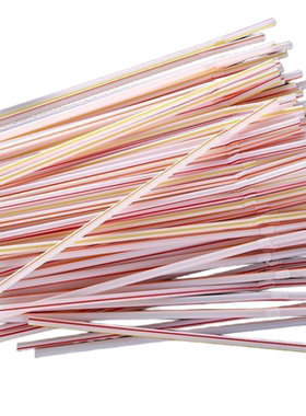100-1000支一次性吸管弯头饮料果汁豆浆吸管21cm*0.5厘米特价