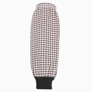 纯棉袖套男女厨房全棉布长款罗口套袖成人工作上班耐磨劳保护袖头