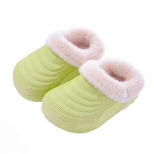儿童拖鞋2025秋冬新款男女童宝宝室内居家防水防滑小孩冬季棉拖鞋