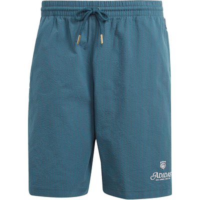 Adidas/阿迪达斯官方正品三叶草男士泡泡纱休闲运动短裤IS2952