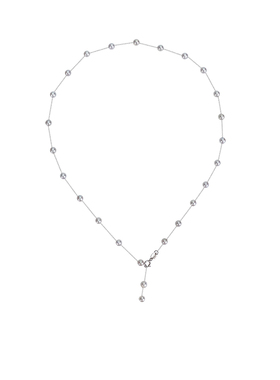 天然白片珍珠满天星项链手链