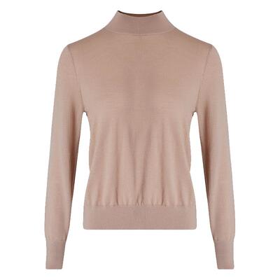 100%绵羊毛乔万尼针织衫女2025新款套头中领保暖内搭EF4M238803