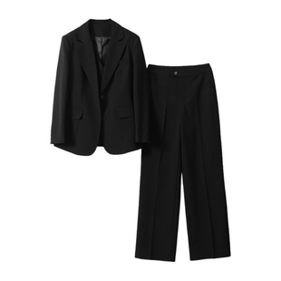 淘么淘「权利的味道」都市精英通勤三件套收腰西装/马甲/长裤套装