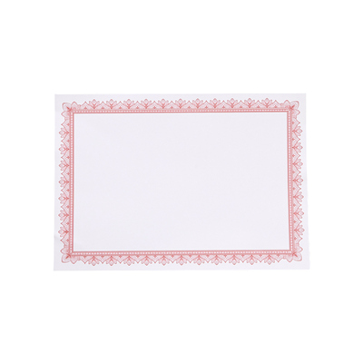 空白荣誉证书奖状纸内芯加厚可打印欧式创意高品质聘书结业获奖股权捐赠证件书军令责任状内页定制做烫金logo