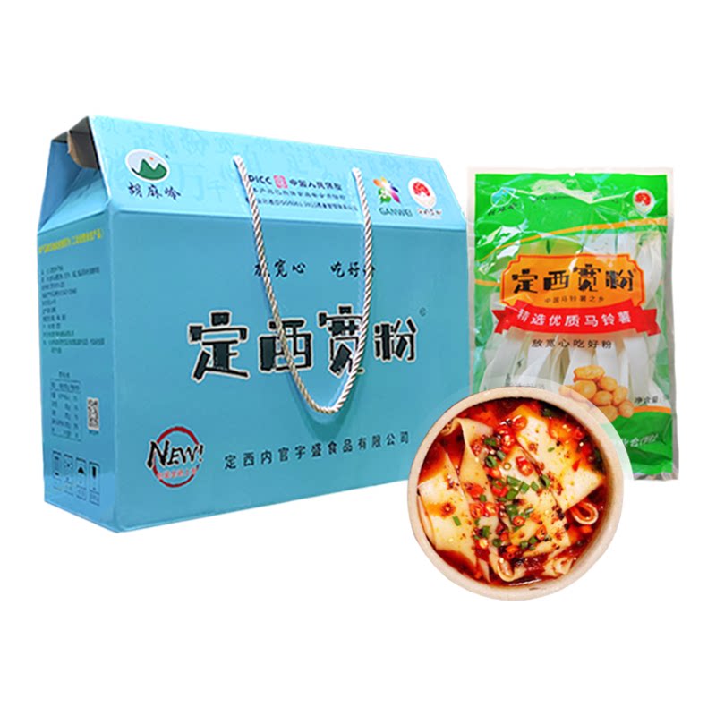 定西宽粉礼盒装3斤装甘肃特产