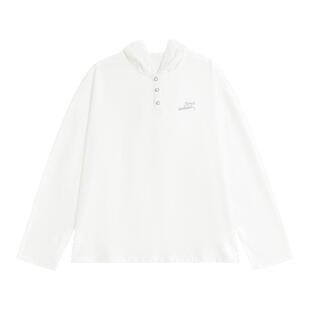 INSstudios 国潮牌美式蕾丝花边连帽防晒罩衫宽松长袖V领防晒衣女