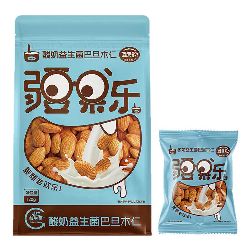 疆果乐酸奶味益生菌巴旦木仁120g