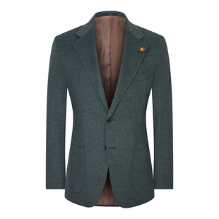 [商场正价款]乔顿男士休闲西服时尚绅士商务宴会修身绵羊毛单西