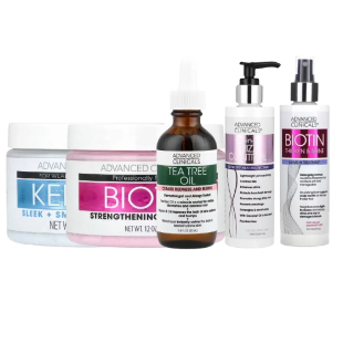 Advanced Clinicals生物维生素发膜免洗修护Vein去毛躁Care保护剂