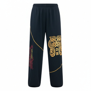 武术裤灯笼裤太极裤男款儿童武术裤太极武术裤太极灯笼裤牛奶丝