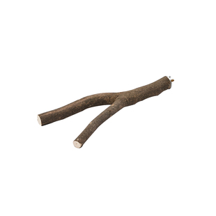 鹦鹉站杆天然花椒木鸟站棍玄风牡丹专用实木鸟笼配件栖杆笼内装饰