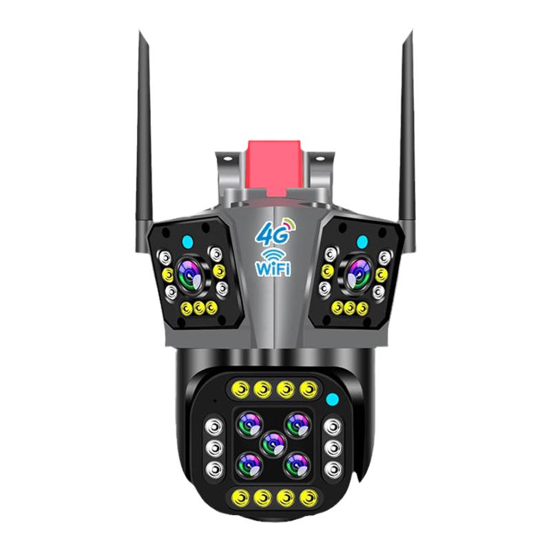 三目三画面变焦监控wifi手机远程