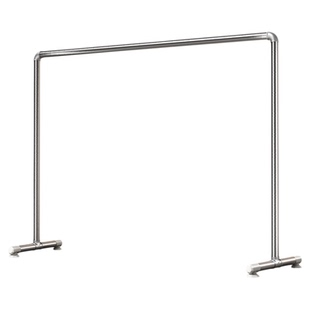 钢管晾衣架落地卧室阳台家用室内户外可移动挂晒衣服水管凉衣杆子