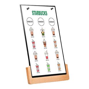 磁吸小黑板展示牌a4可擦写广告牌桌面菜单冰箱贴展示板家用手写板