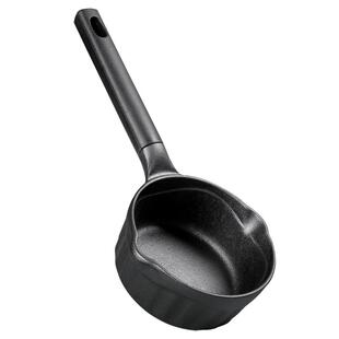 九铸泼油锅700ml铸铁锅550ml热油小锅泼油专用燃气灶电磁炉煎蛋锅