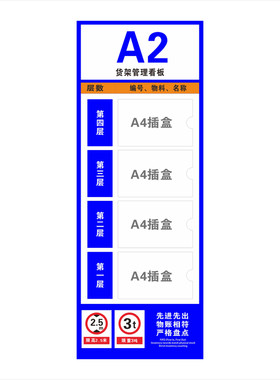 仓库管理看板标识牌货架车