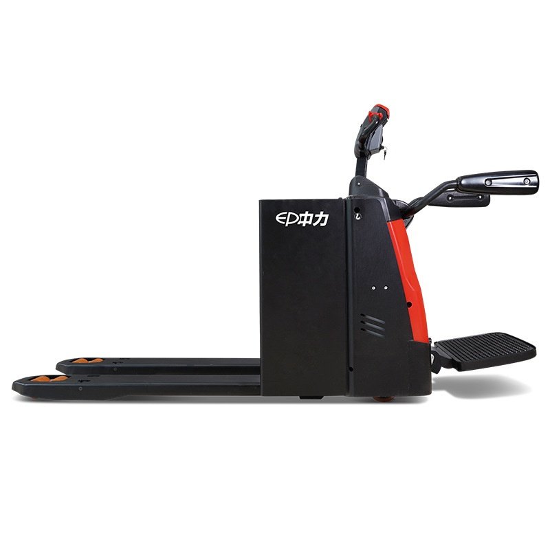 2吨3吨锂电全自动踏板站驾式电动托盘液压搬运车仓储电动升降叉车