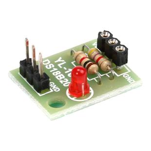 DS18B20模块转接板 温度传感器模块/测温模块/(不含DS18B20)2只