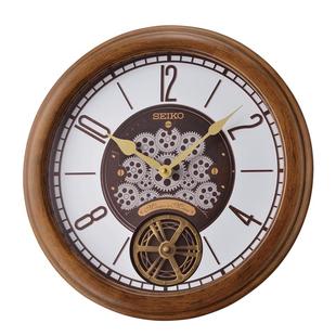 SEIKO时钟客厅挂墙2024新款钟表石英钟音乐报时精工美式挂钟官方