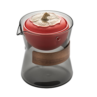 禾柒出品柿柿如意懒人自动泡茶壶家用办公室小青柑冲泡茶壶公道杯