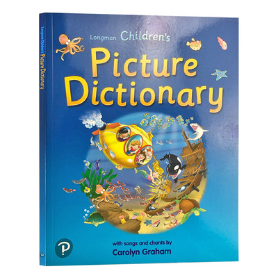 朗文小学英语彩图词典 新版 英文原版 Longman Children's Picture Dictionary 小学生少儿词典800词汇 英文版 进口英语书籍